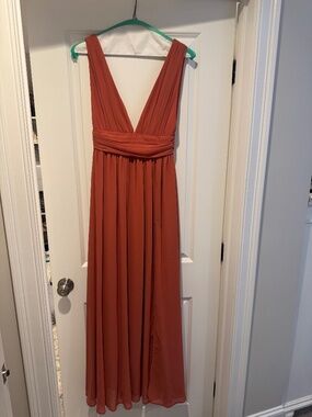 Lulus Rusty Rose maxi dress